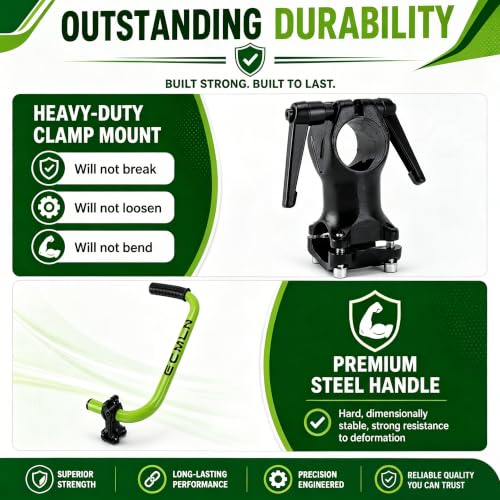 Upgraded Weed Eater Handle, Ergonomic Green String Trimmer Handle by Ecmln - Used condition - Image 6