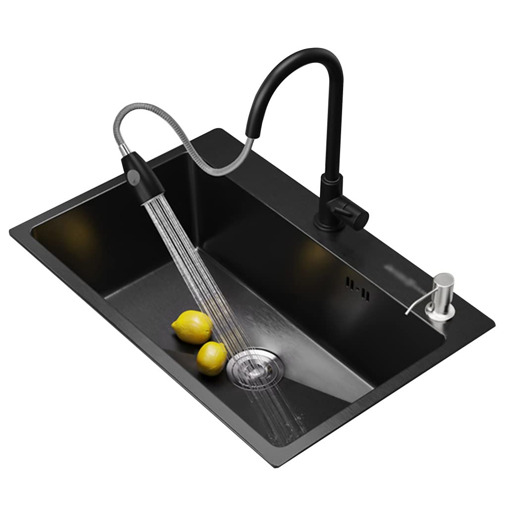 Évier simple bol nero pour résoudre le manque de place en cuisine
