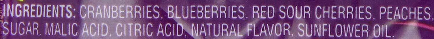 Thinkfruit Mix-It-Up Whole Blueberries, Cherries, Cranberries and Peach Pieces, 1.5 Ounce (Pack of 10)