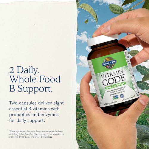 Garden of Life Vitamin Code Raw B-Complex, 120 Vegan Capsules - image 7