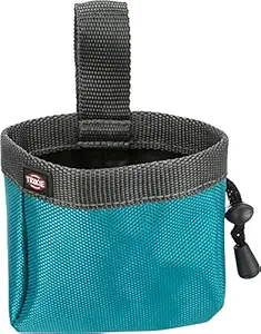 Trixie: - Baggy Snack Bag, Assorted | | Made with Durable Polyester Perfect to Carry on Pet Adventures | Attaches to Your Belt with a Clip and Loop Feature - 8 ? 10 cm