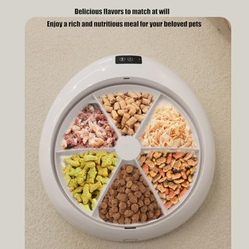 Distributeur de nourriture réfrigérée chien chat avec mangeoires programmables