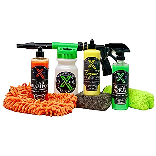 Liquid X Foam Gun Wash and Ceramic Wax Kit