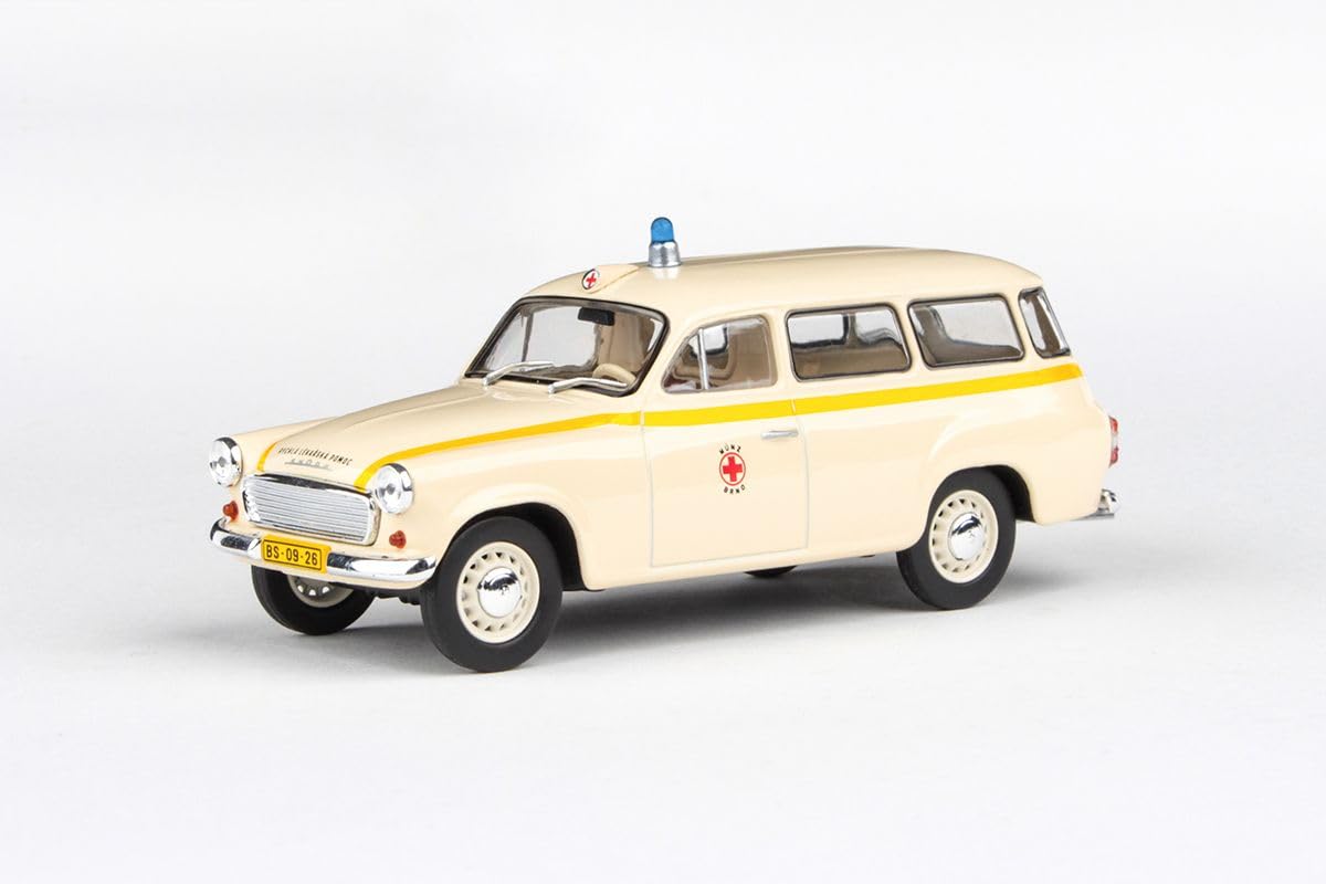 Skoda 1202 (1964) 1:43 Präzise gefertigte Replikate für Sammler – Realistische Details und hochwertige Verarbeitung für Ihre Modellauto-Sammlung Krankenwagen