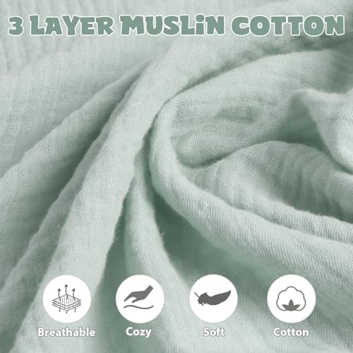 Image of Muslin Car Seat Cover for Babies, Baby Carseat Cover for Boys Girls, Lightweight Infant Car Seat Canopy, Breathable Stroller Cover, Multiuse Baby Carrier Cover & Nursing Breastfeeding Cover