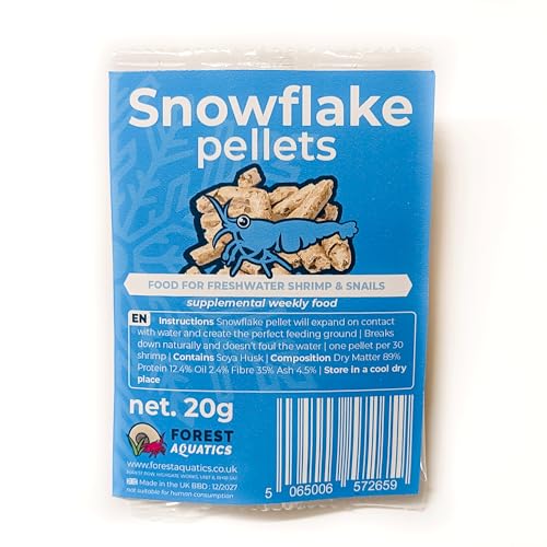Snowflake Garnelenfutter und Schneckenfutter 20g