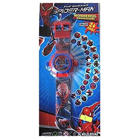 OMG Deals Projector Watch for Boys Girls Digital Wrist Watch 24 Images Pattern Cover