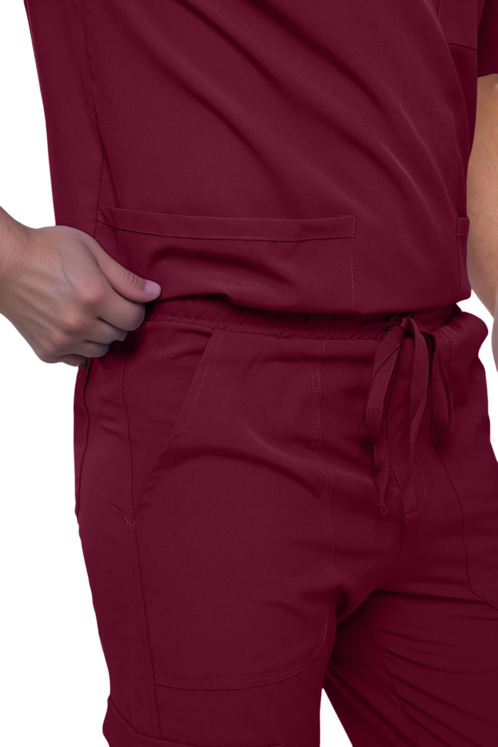 Monarch Uniforms Men's Scrub Set V-Neck Scrub Sets with Nine Large Pockets