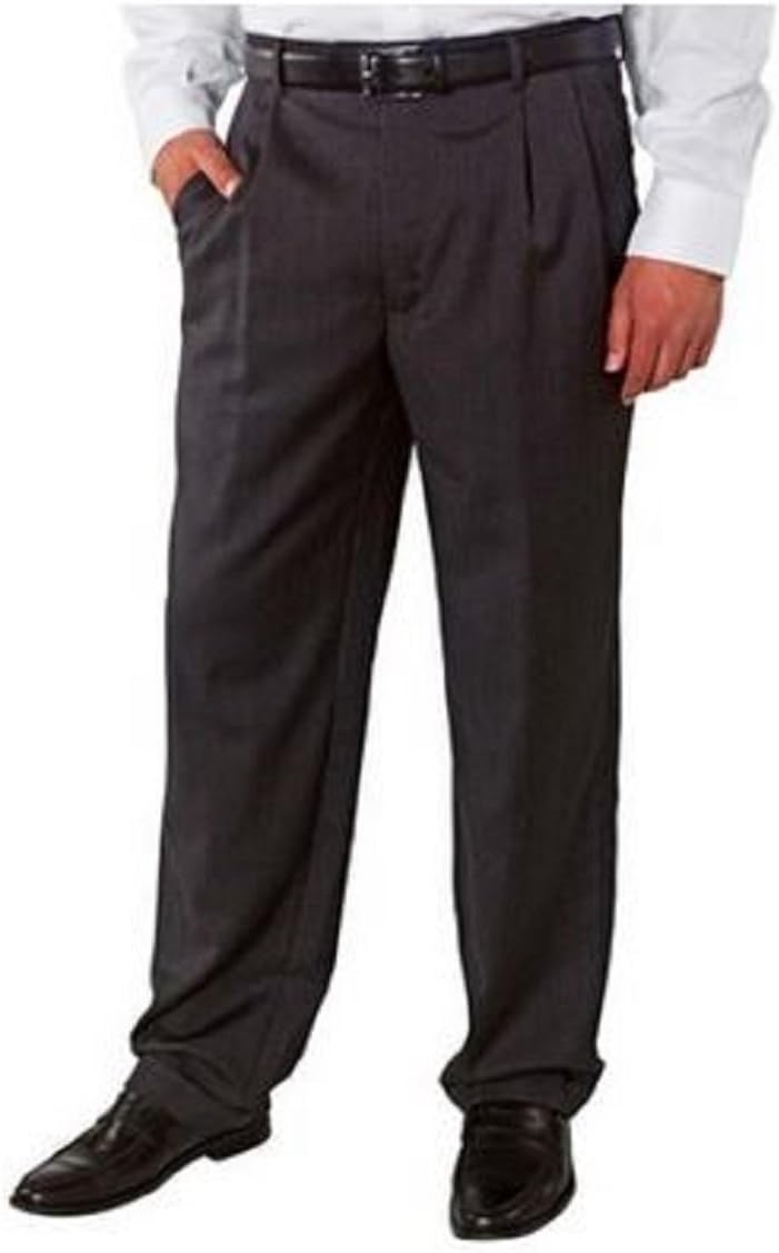 Kirkland SignatureMen's Italian Wool Dress Pants - Black -