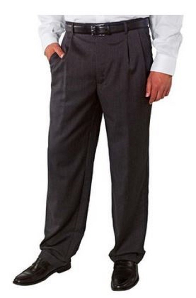 Kirkland SignatureMen's Italian Wool Dress Pants - Black -