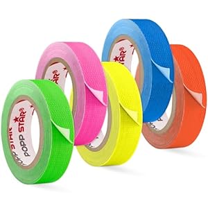 Poppstar 5x Neon Gewebeband 1010927