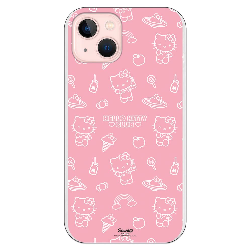 Personalaizer iPhone 13 Case - Hello Kitty Pattern on Pink
