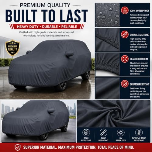 Image of Autofact Premium Waterproof Car Cover for Audi A4