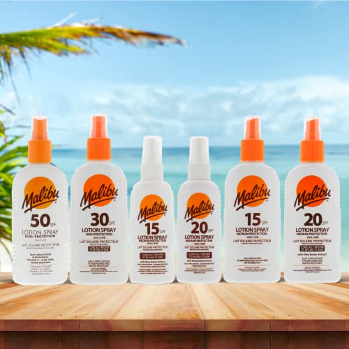 Malibu Sun SPF 30 Lotion Spray, High Protection Sun Cream, Water Resistant, Vitamin Enriched, 200ml - Image 5