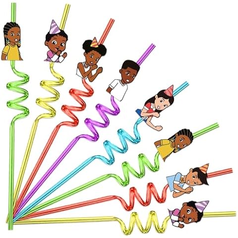 24pcs Musician Party Favors Straw, Musician Themed Reusable Plastic Straws with 2pcs Cleaning Brushes, Musician Themed Birthday Party Decorations for Fans Birthday Party Favors Cover