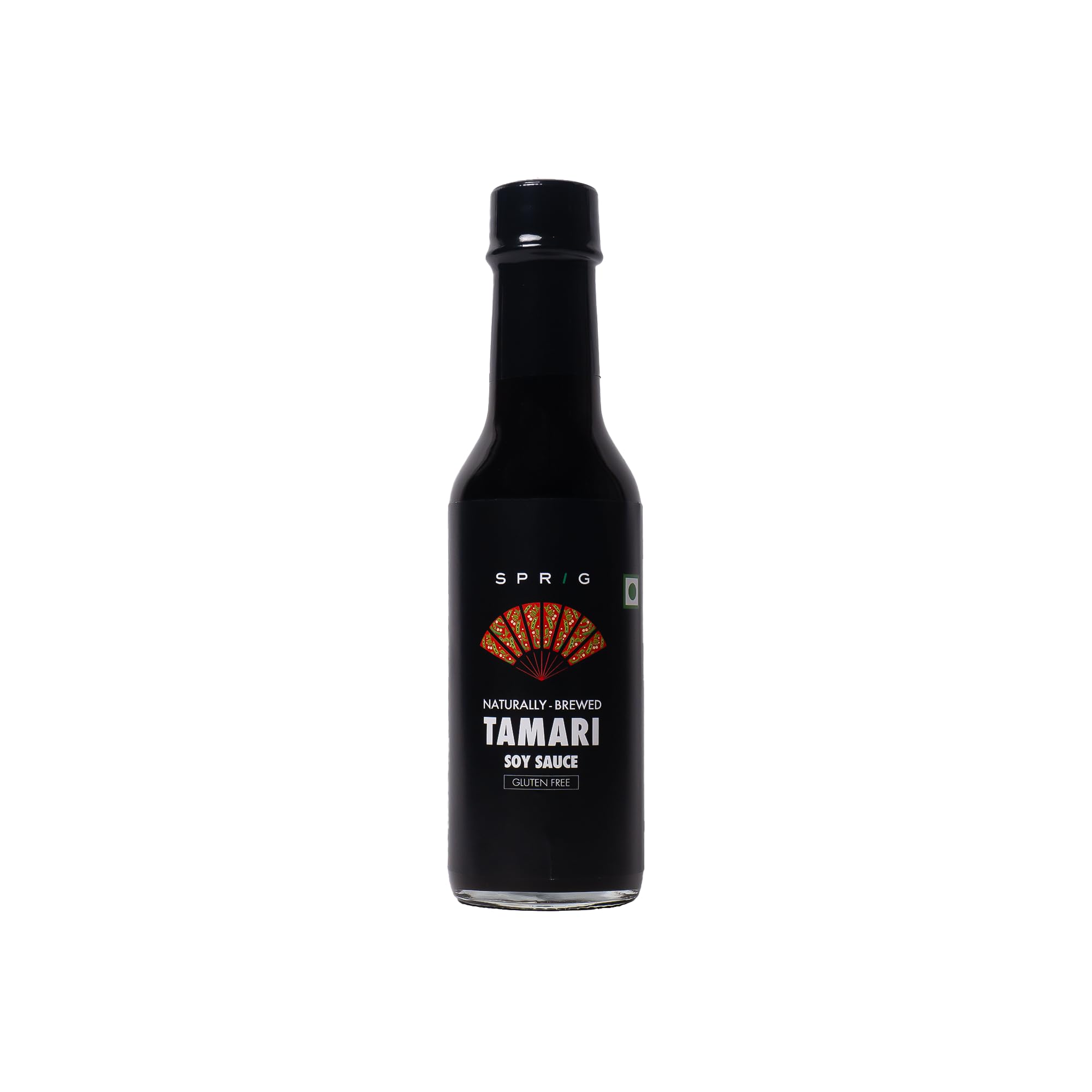 Sprig Tamari Sauce | Gluten Free | Made with Fermented Soybeans | Dark Soy Sauce for Cooking | Sushi, stir-fries, fried rice, marinades and dips | Low Sodium Soy Sauce | 170g