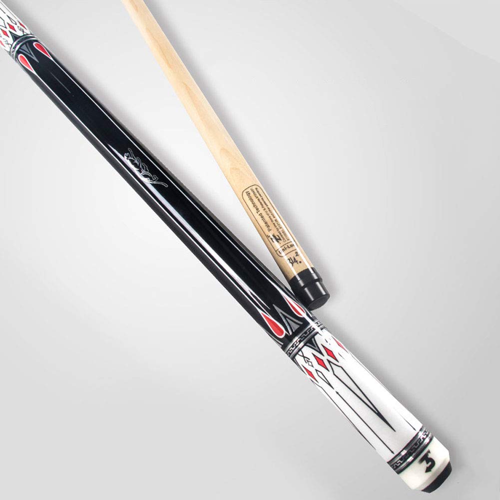 YRU Stecca da Biliardo, 145CM Fatto a Mano 1/2 American Nine Segnalini 19-20oz Billard Scatta per Piscina con Estensione/Protezione Congiunta
