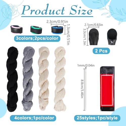 Set multipack Sashiko con hilos y agujas para costura miniatura 2