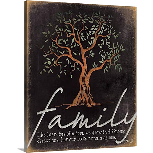 CANVAS ON DEMAND Family - Like Branches of a Tree Canvas Wall Art Print by Marla Rae, Home Decor, Floral, Flowers, Nature Artwork, 16" x20in