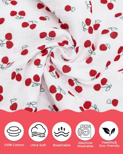 Image of ALVABABY Toddler Pillowcases 2 Pack Muslin Cotton Kids Pillow Cover Fit 13 inchx 18 inch or 12 inchx16 inch Envelope for Girl Boy Travel 2TPM01A
