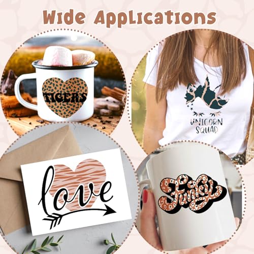 Tintnut Papel de transferência padrão de sublimação fusebaowen - 12 folhas 30,5 x 25,4 cm