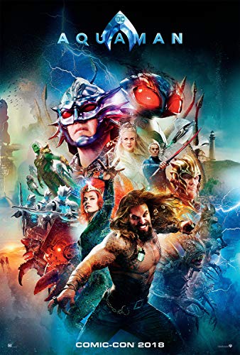 POSTER AQUAMAN. 100X70CM.