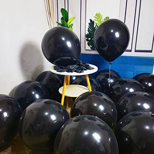 Image of 90 Pack Black Balloons 18 inch Black Latex Party big Balloon Bulk for Various Party Events Decorations