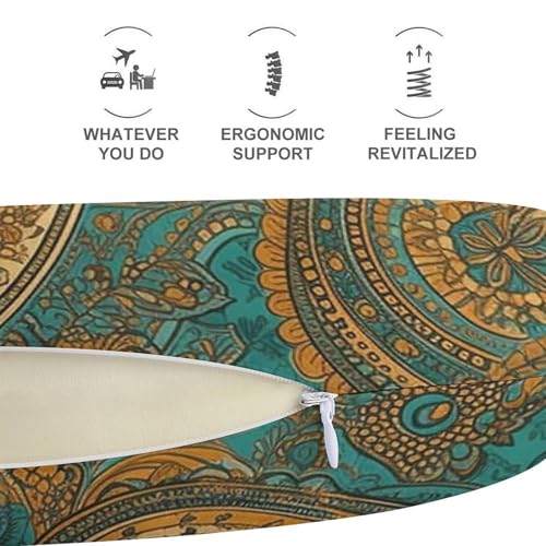 Almohada de viaje espuma viscoelástica tamaño único miniatura 5