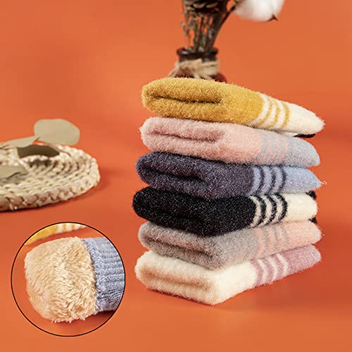 BXT Kids Toddler Winter Warm Gloves Cute Panda Knitted Mittens with Furry Lining Children Cartoon Full Finger Gloves4