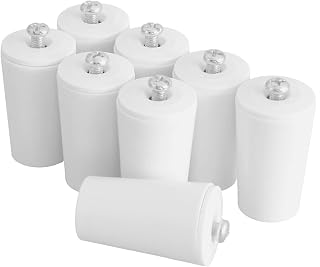 8Pcs Shutter Stop, 41mm Plastic Plantation Shutter Repair Kit with Washers & Screws Blind Repair Kit