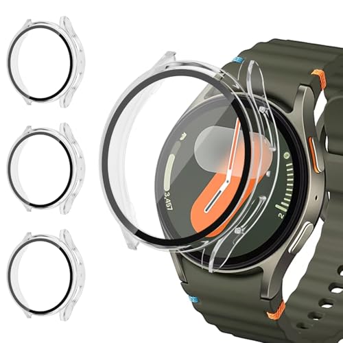 Hülle für Samsung Galaxy Watch 6 Schutzhülle 40mm 3 Stück Weiche TPU Case Ersatzabdeckung für Samsung Galaxy Watch 6 Hülle 40mm Damen Herren Galaxys Watchs 6 Zubehör Smartwatch 6 Schutzhülle Schutz