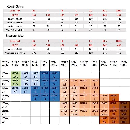 Mens Fashion Casual Slim Fit Business Wedding Suit 3 Pcs Set Blazers Coat Pants Vest4