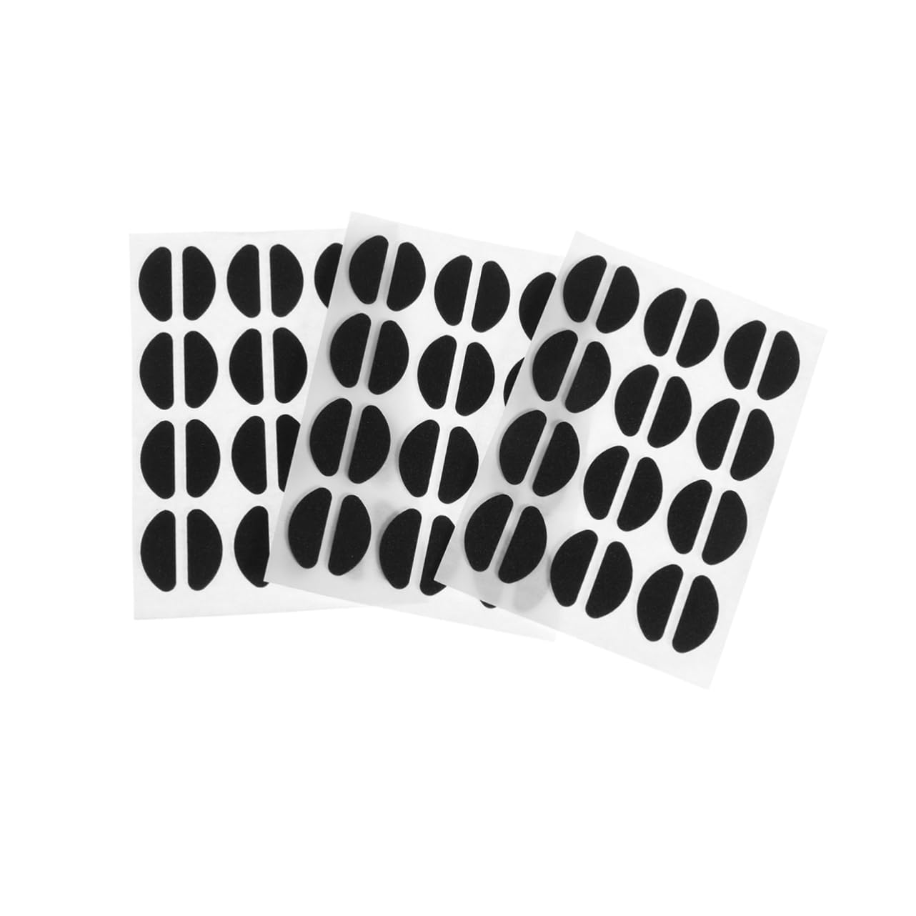 Healeved 3er-Set Selbstklebende Nasenpads Für Brillen Schwarz Bequeme Passform Für Brillengestelle 84 Paar X 3