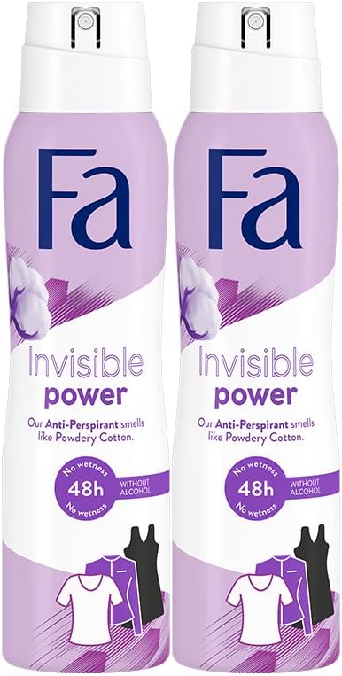 Deodorant Spray Invisibile Power 150ml, Pack of 2