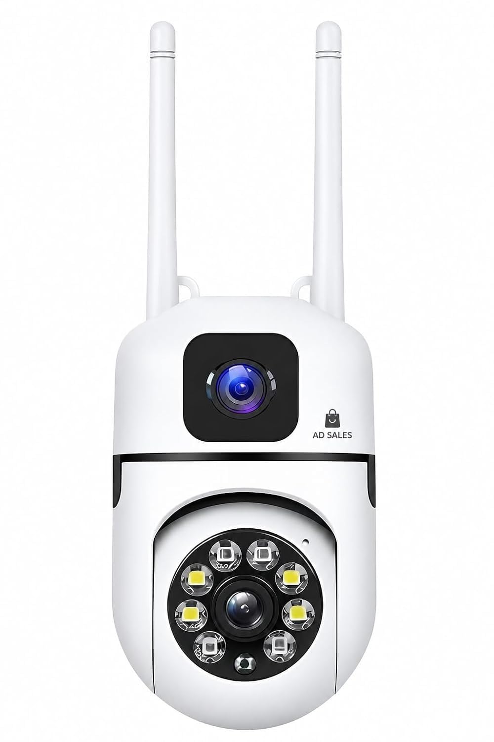 4+4MP Smart WiFi PTZ CCTV Camera for Home Outdoor | 360° View | Color Night Vision | Two Way Audio | Wireless Security Camera with Mobile App V380 Pro (Dual Lens Mini Dome...-image-44