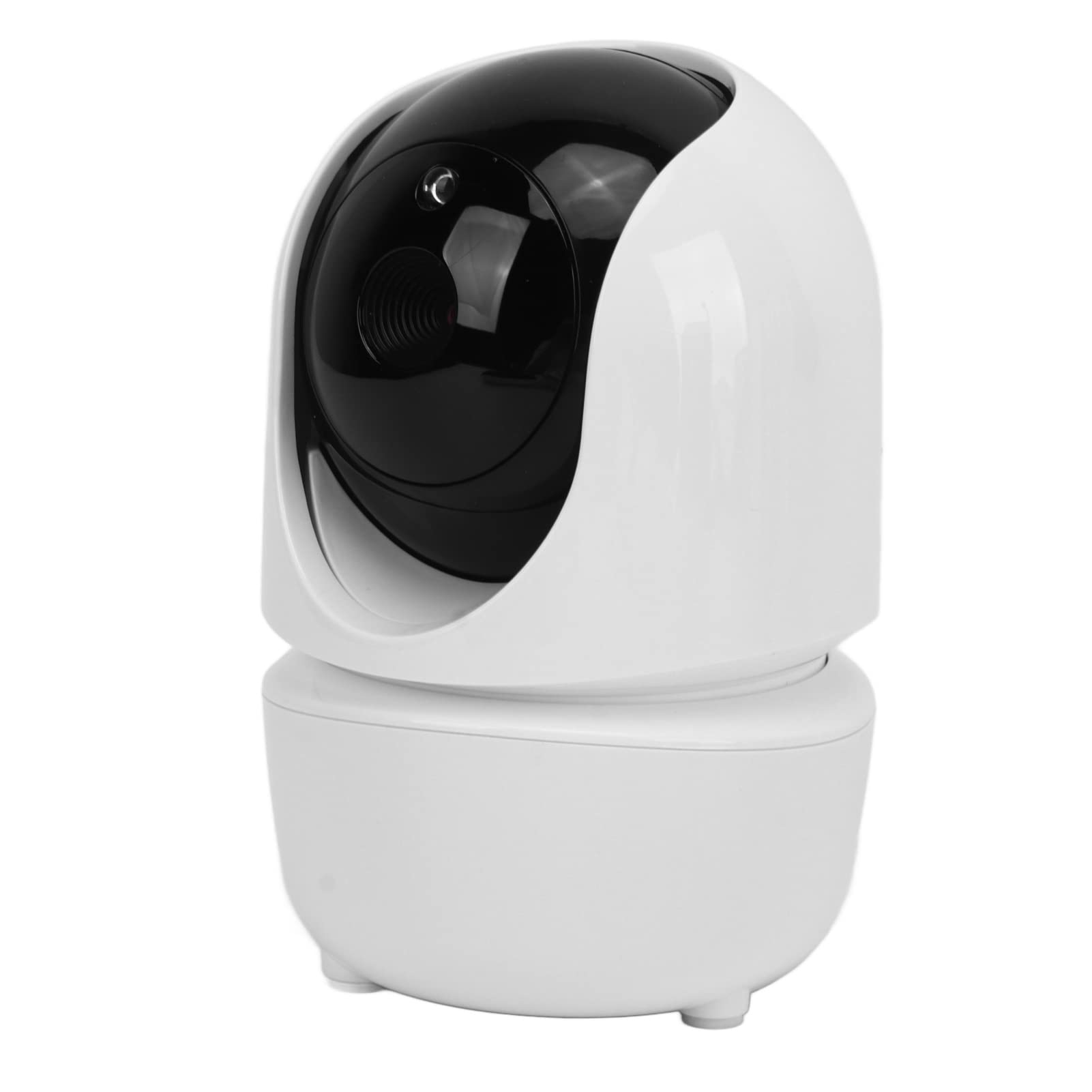 Hosie Monitor de bebé Inalámbrico, Intercomunicador Giratorio Bidireccional, Monitor de bebé de Visión Nocturna Infrarroja de 100‑240 V para Dormitorio (Enchufe de la UE)