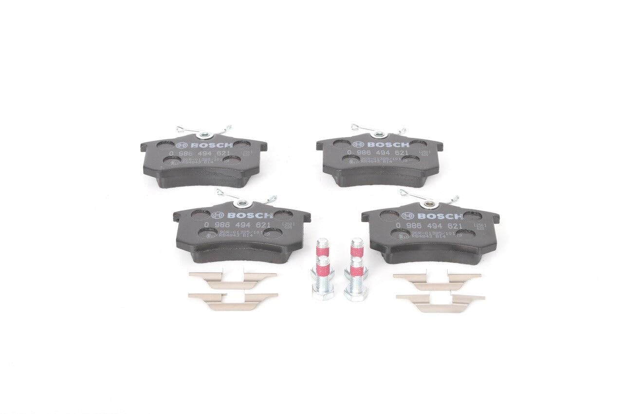 Bosch BP2674 Pastillas de freno - Eje trasero - certificación ECE-R90 - 1 juego de 4 pastillas