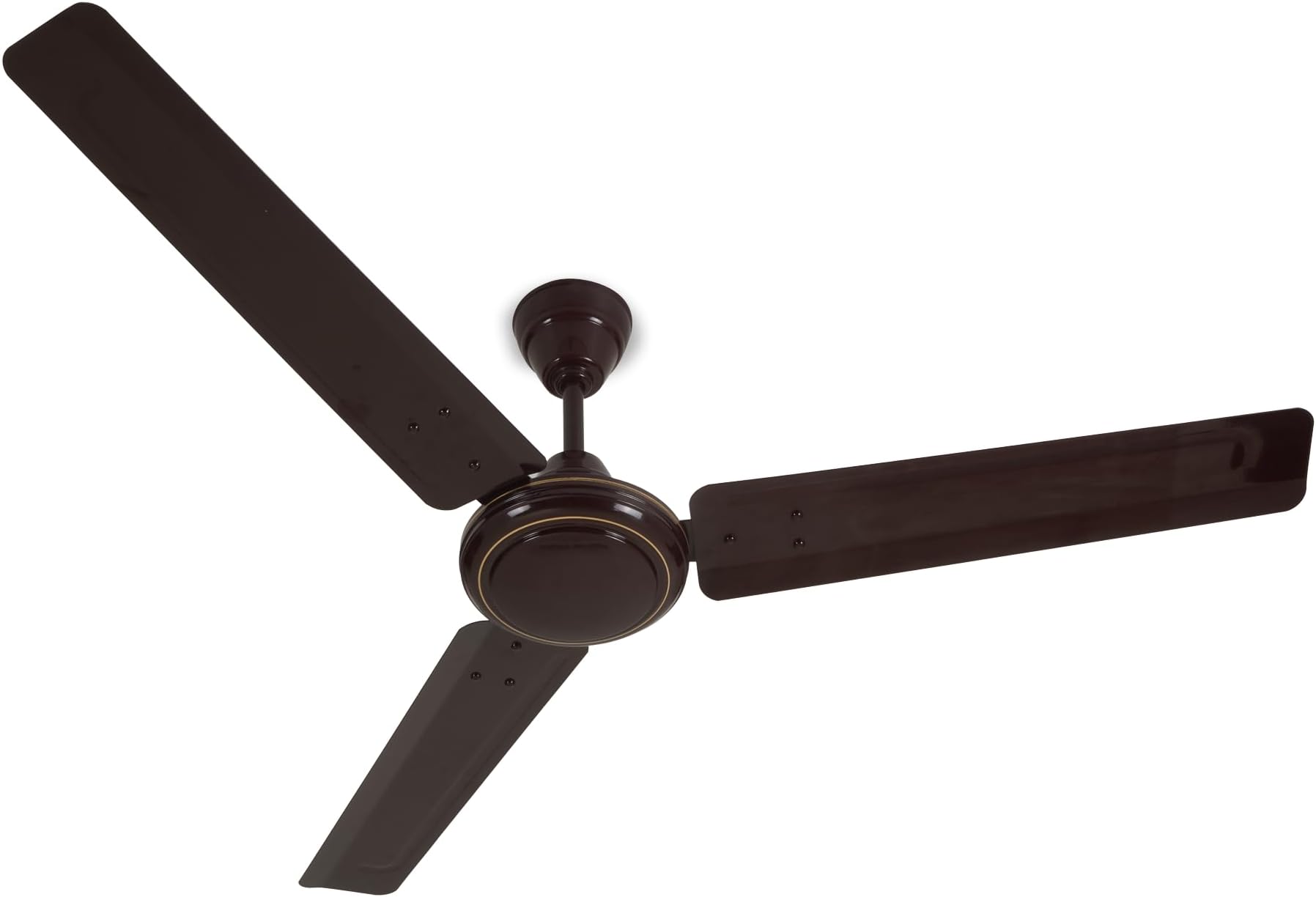 MILTON Brezza 1200mm (48") High Speed Ceiling Fan for Home | 400 RPM Powerful Motor | BEE 1 Star Rated Energy Saving Fan | 5 Speed Mode | Rust Resistant | High Air Delivery | 1 Year Warranty | Coffee