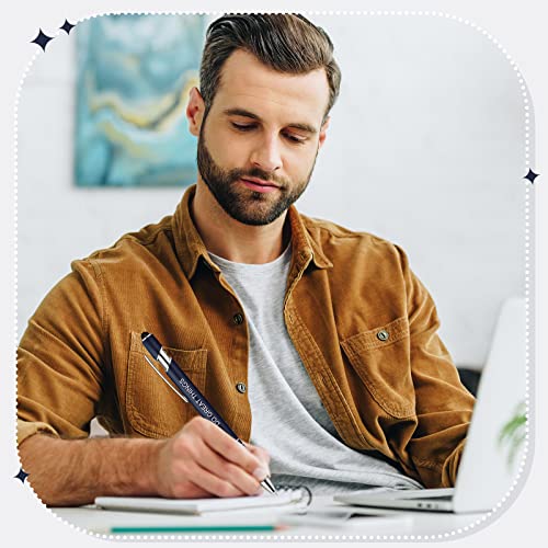 Zonon 12 Pieces Quotes Pen Inspirational Ballpoint Pen With Stylus Tip Motivational Messages Pen Metal Inspirational Pen Set Metal Black Ink Pens Stylus Pen (Motivational Style, Navy) #TOP5