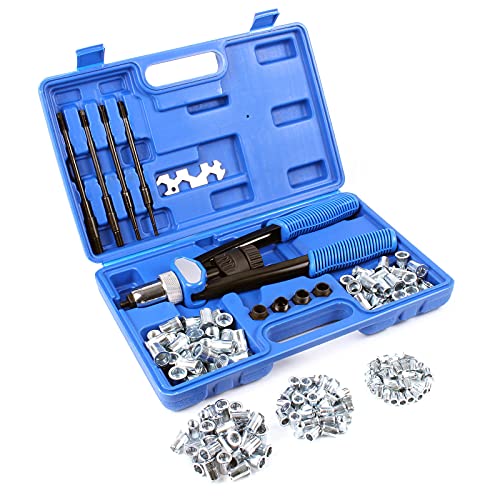 Kit Rivettatrice Professionale Con 150Pz Rivetti Dadi M3 M4 M5 M6 - Foto 3