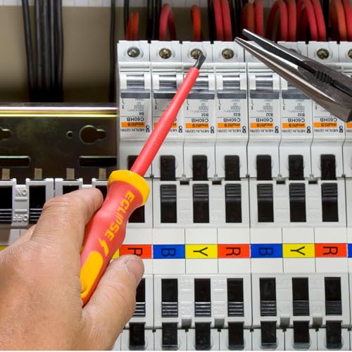 Pinzas aisladas hasta 1000 V de Eclipse Professional Tools con tres tipos de corte 6
