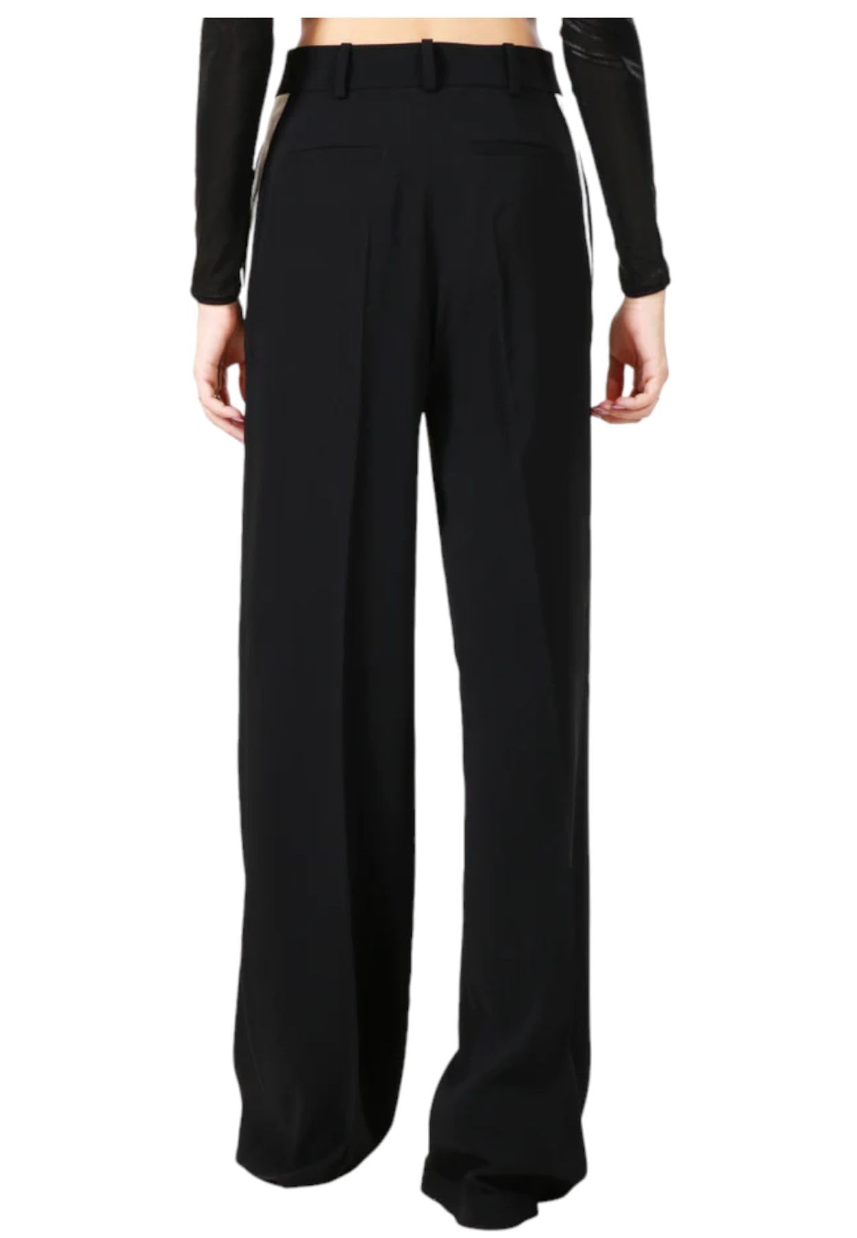 Pinko - Ottetto Pantalone Crepe Stretc, Pantaloni Eleganti Donna