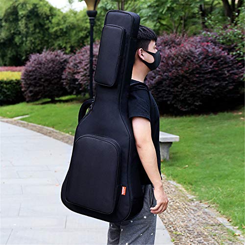 KIKIRon Housse de Guitare Sac Guitare Classique Acoustique Boîte Sac à Dos Bandoulière Ajustable Portable Thicken Pad… - Les Beatles, Paul McCartney, John Lennon, RIngo Starr, George Harrison KIKIRon Housse de Guitare Sac Guitare Classique Acoustique Boîte Sac à Dos Bandoulière Ajustable Portable Thicken Pad… – Image 4