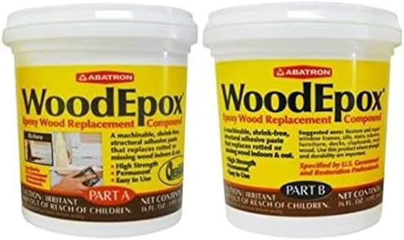Abatron WoodEpox - Compound di ricambio in legno epossidico, 2
