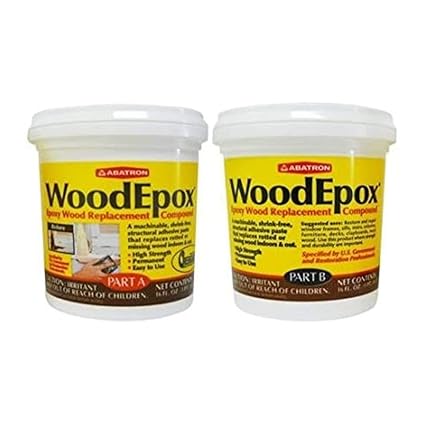 WoodEpox Wood Replacement Compound 2 Pint Kit