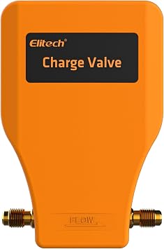 Elitech Wireless Refrigerant Scale LMC-210 220 lbs and Charging Valve