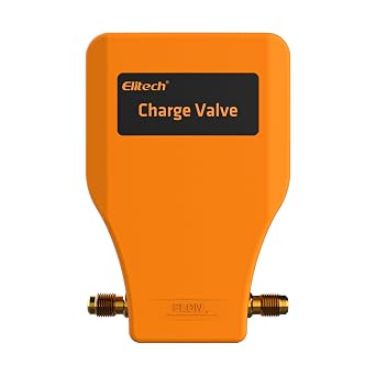 Elitech Wired Refrigerant Scale LMC-200A 330 lbs and Charging Valve