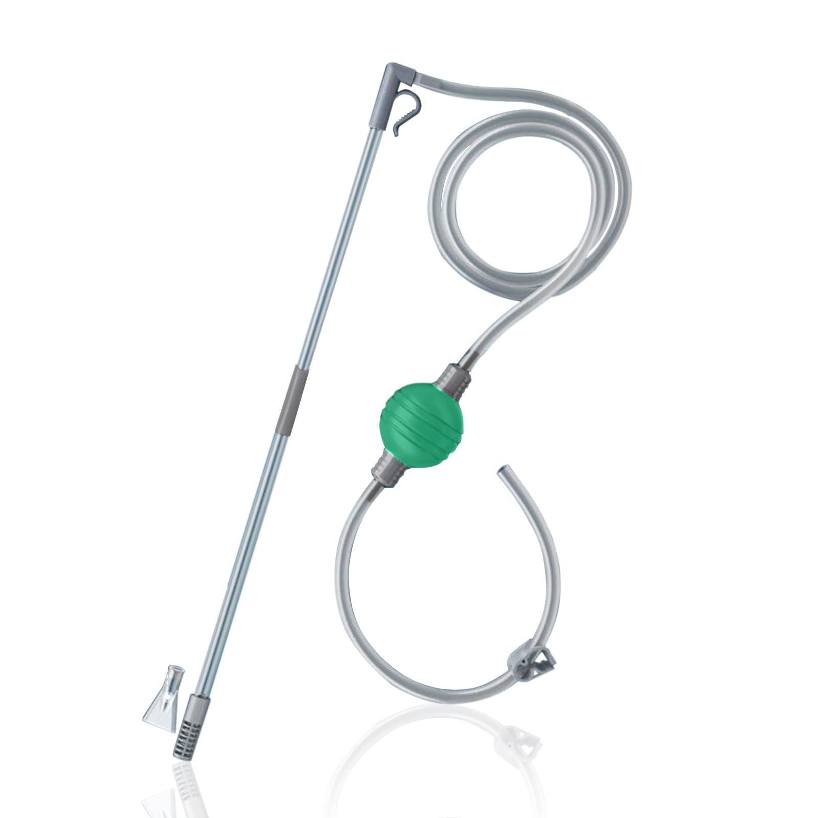 Cambiacqua Per Acquario Manuale Da 230 Cm - Sifone Per Pulizia Fondale E Cambio Acqua - Foto 9