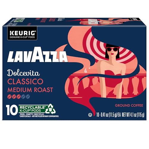 Lavazza Dolcevita Classico, Single-Serve Keurig K-Cup Pods, Medium Roast Coffee, 60-Count Box (6 Packs of 10) - image 9