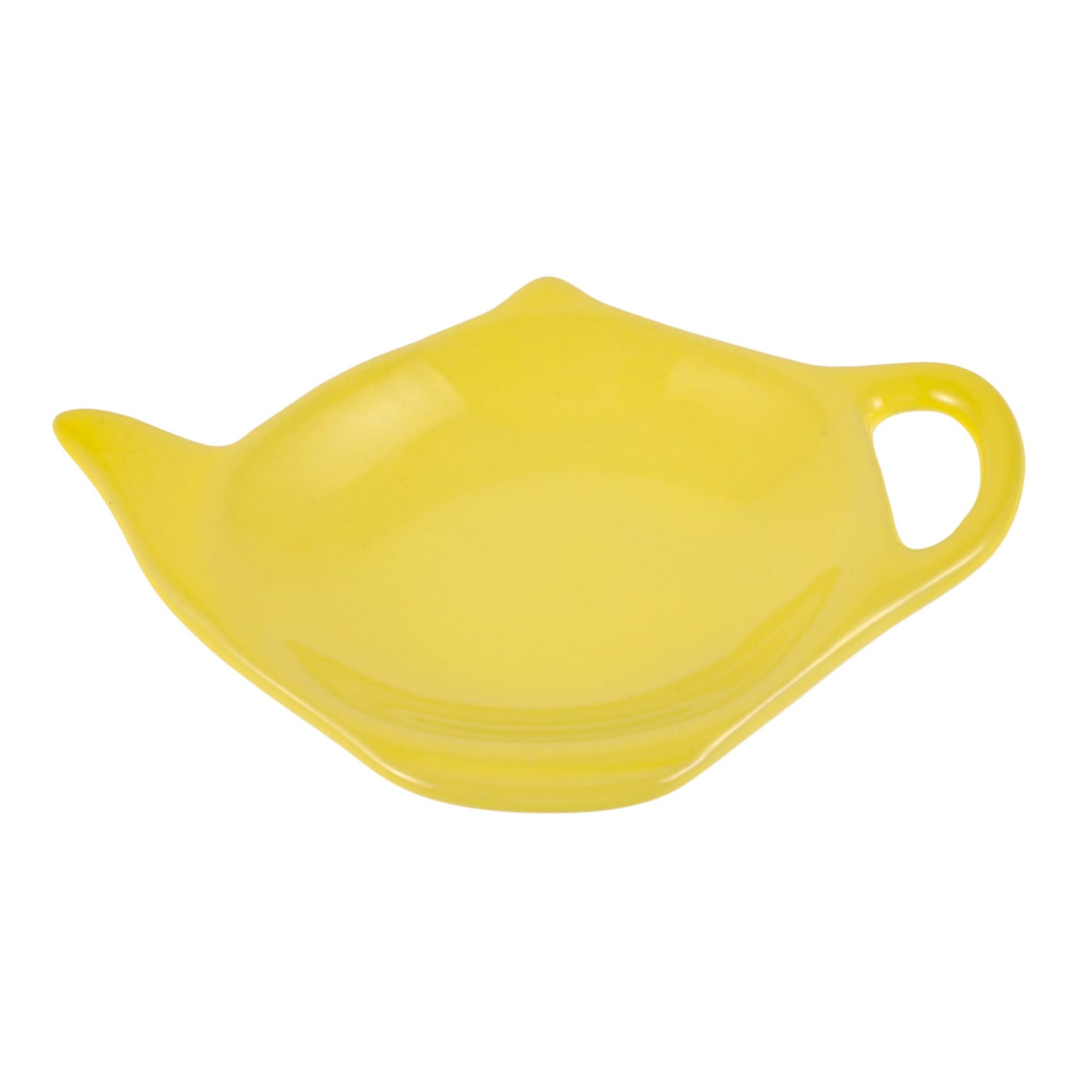 OFFSCH Ceramic Teapot Shaped Tea Bag Coaster Decorative Snack Dish for Organized Tea Stylish Storage for Tea Bags Seasoning More for Home Kitchen